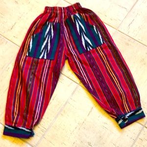 NWOT colorful pants from PERU!